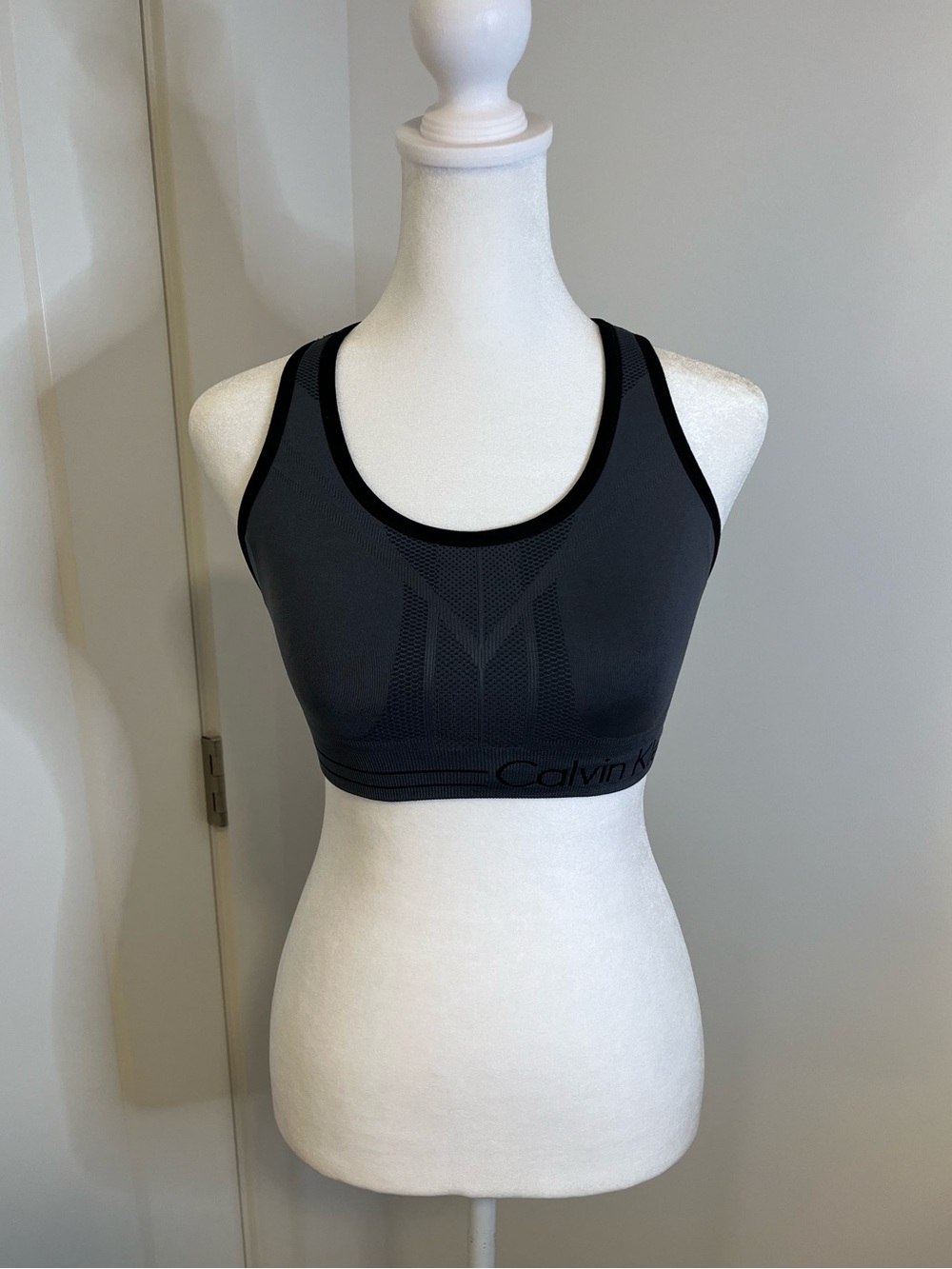 Calvin Klein Women's Gray Sports Bra - FREE SHIPPING on Bundles $85+